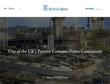 Tablet Screenshot of byrne-bros.co.uk